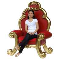 FUR611 Red Gold Throne