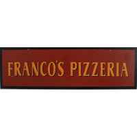 +LON313G Franco's Pizzeria Sign