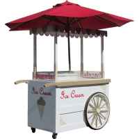 +CAT013 Ice Cream Cart with Parasol