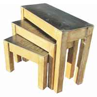 FUR085 Nest Metal-Wood Tables