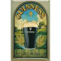 +IRE116 Antique Metal Guiness Sign