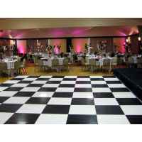 Black & White Chequered Floor